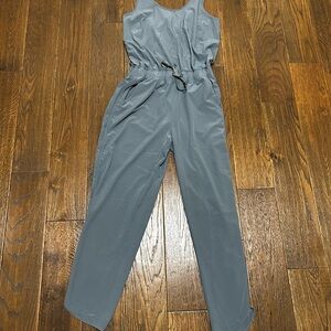 Patagonia blue grey sleeveless jumpsuit